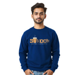 “Chai Bina Sukoon Kaha Re” Printed Sweat Shirts for Boys | Desi Style - Image 5