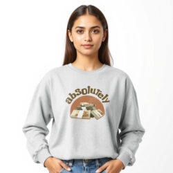 “Absolutley Money Matter” Printed Sweat Shirts for Girls | Desi Style - Image 5