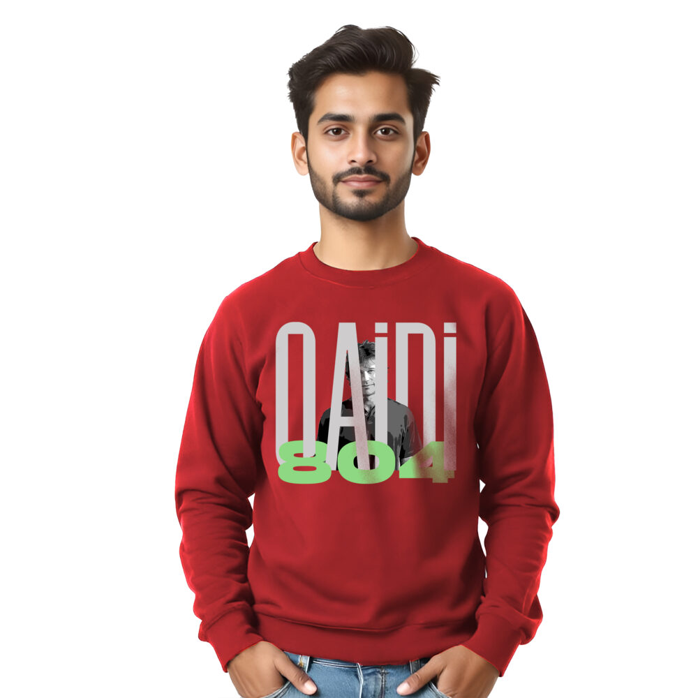 Imran Khan Printed Red Sweat Shirts | Boys - Image 4