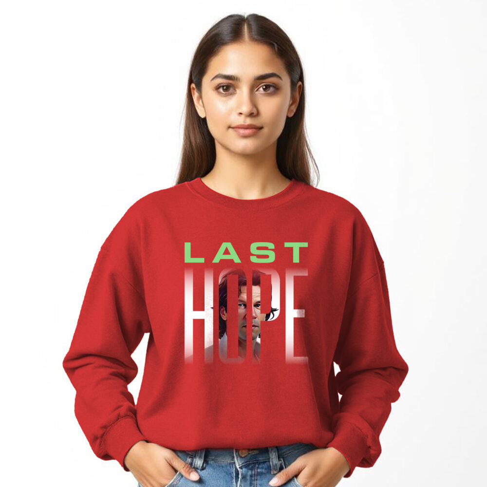 Imran Khan Printed Red Sweat Shirts | Girls - Image 2