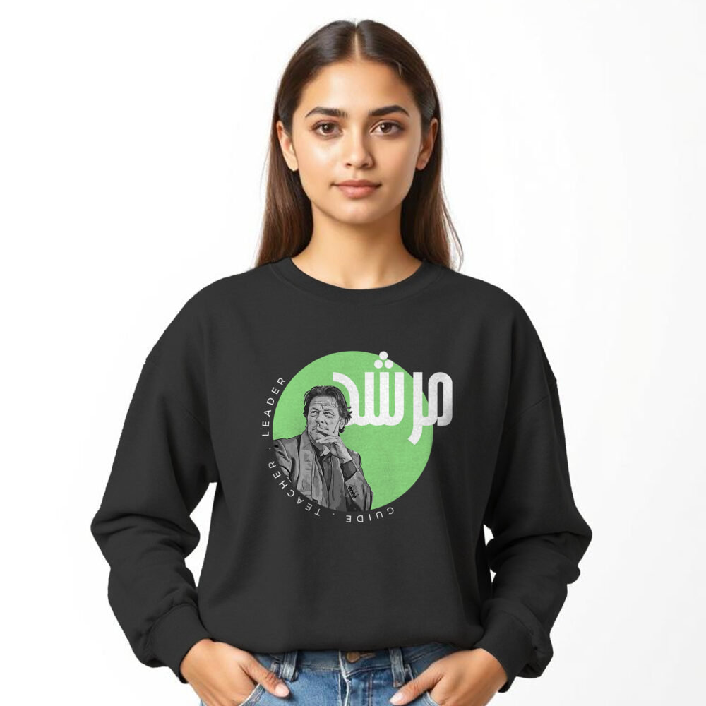 Imran Khan Printed Black Sweat Shirts | Girls - Image 5