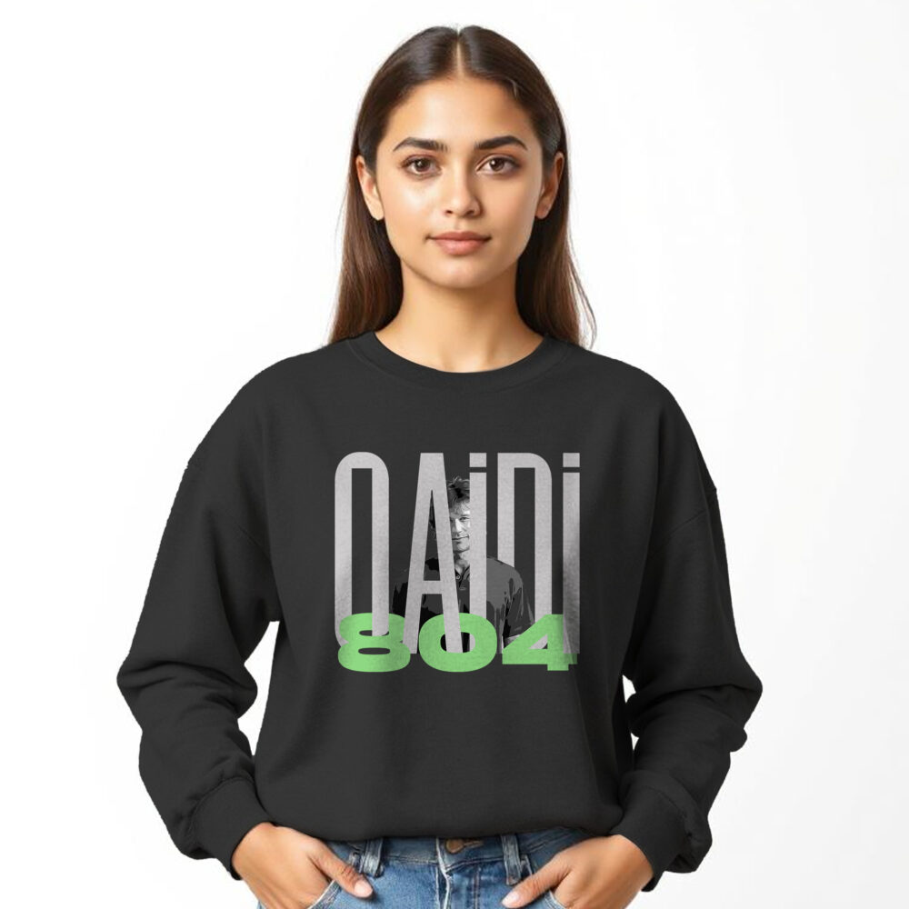 Imran Khan Printed Black Sweat Shirts | Girls - Image 3