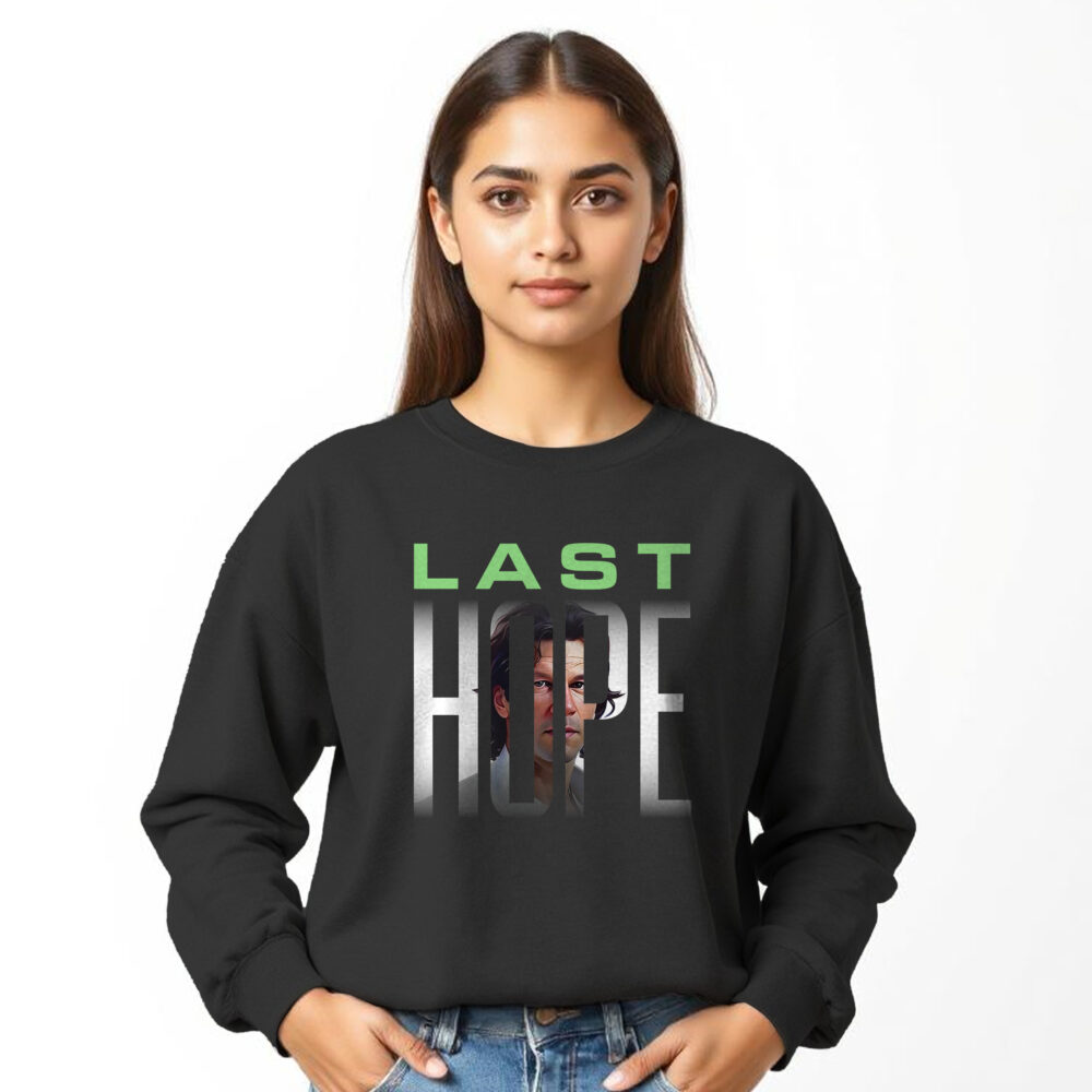 Imran Khan Printed Black Sweat Shirts | Girls