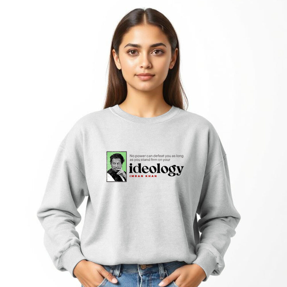 Imran Khan Printed Off white Sweat Shirts | Girls - Image 3