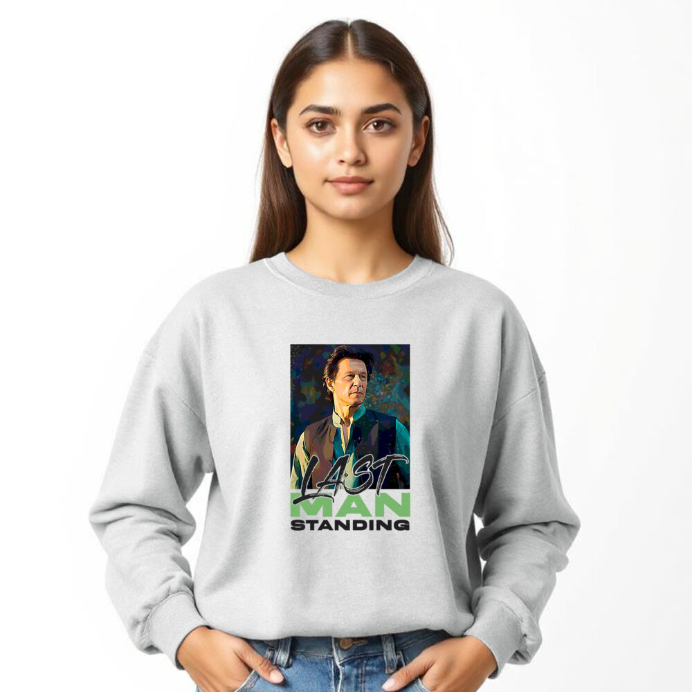 Imran Khan Printed Off white Sweat Shirts | Girls