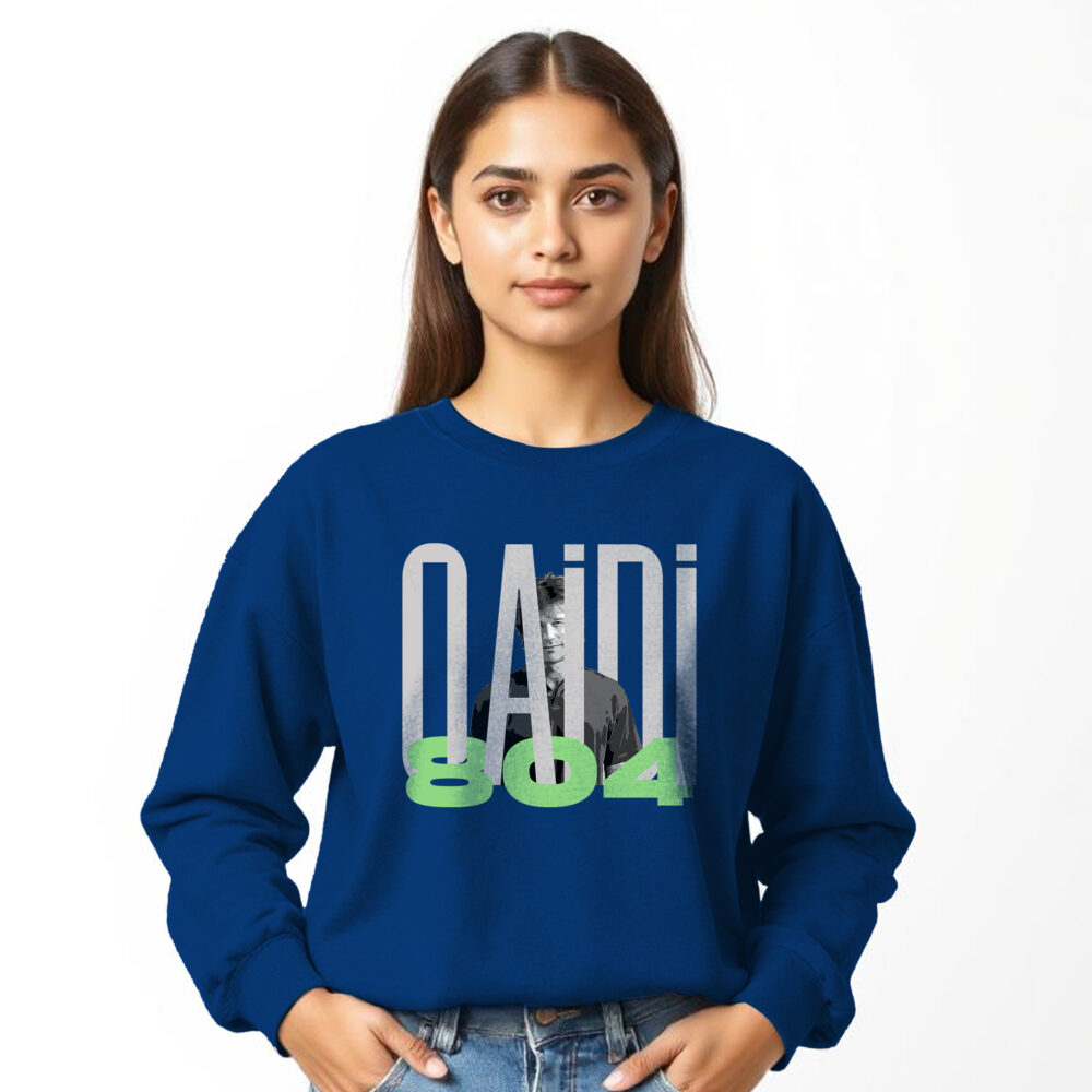 Imran Khan Printed Blue Sweat Shirts | Girls - Image 4