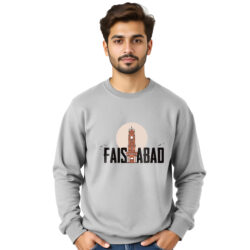 “Faisalabad Name” Printed Sweat Shirts for Boys | Pak City Name - Image 4