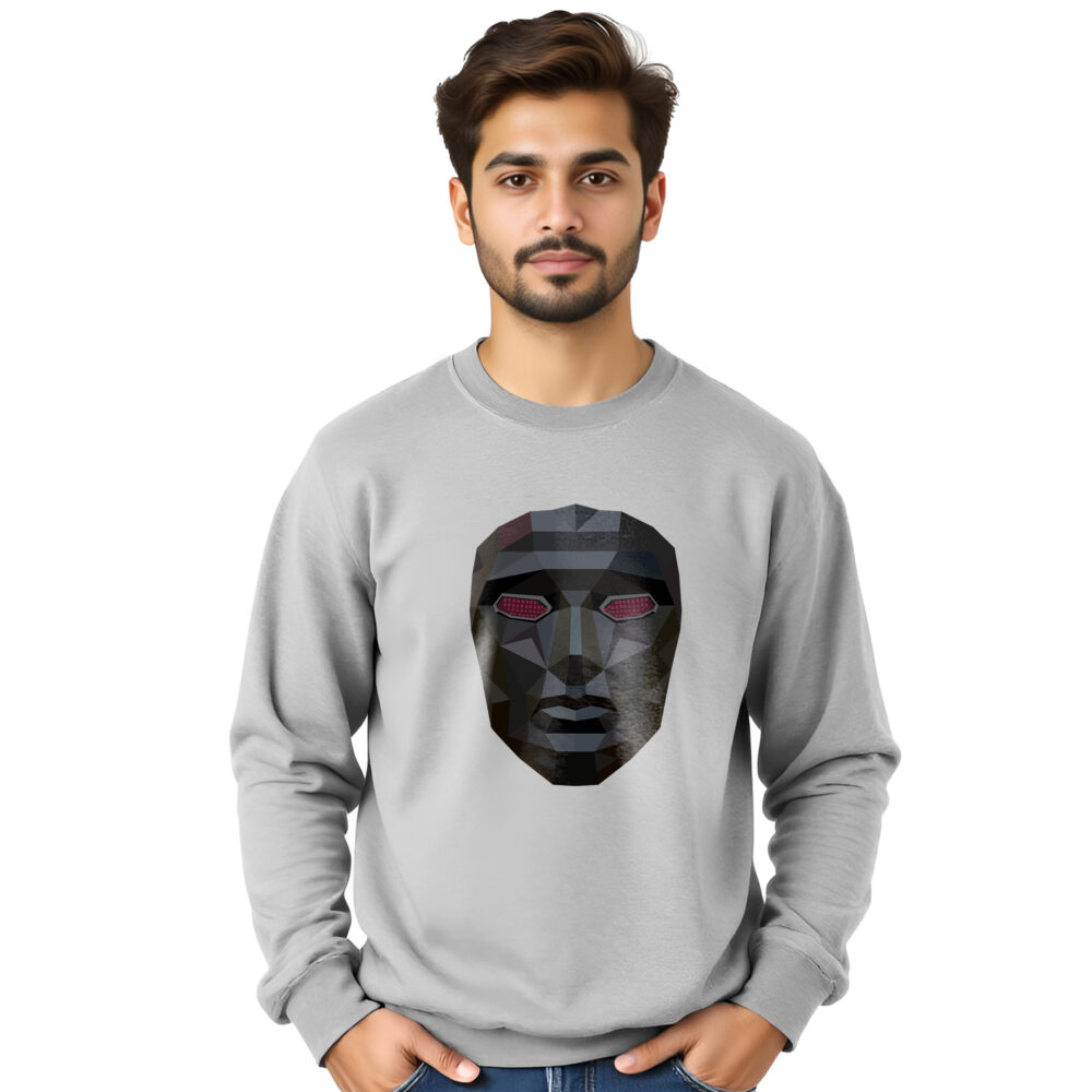 Squad Game Printed Sweat Shirt | Off White - Image 2