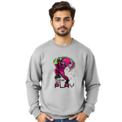 "Think & Play" Squid Game Printed Sweat Shirt for Boys - Image 3