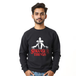 "Stranger Things 6" Printed on Sweat Shirts Boys - Image 2