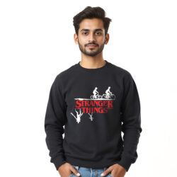 "Stranger Things 5" Printed on Sweat Shirts Boys