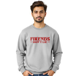 "Stranger Things 1" Printed on Sweat Shirts Boys - Image 3