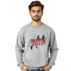 "Stranger Things 5" Printed on Sweat Shirts Boys - Image 3
