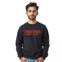 "Stranger Things 1" Printed on Sweat Shirts Boys - Image 2