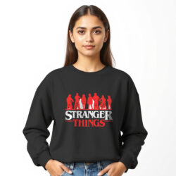 "Stranger Things 2" Printed Sweat Shirt for Girls