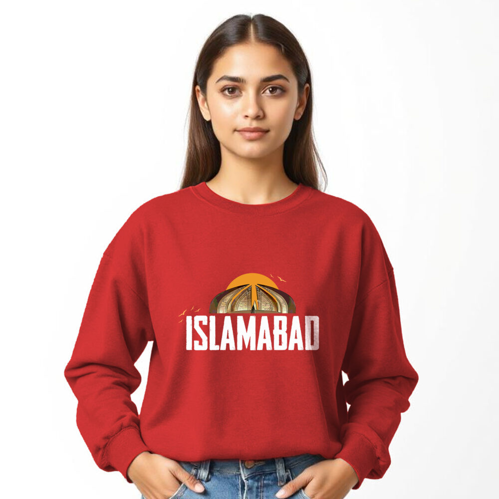 Pak City Name Red| Sweat Shirts | Girls - Image 7