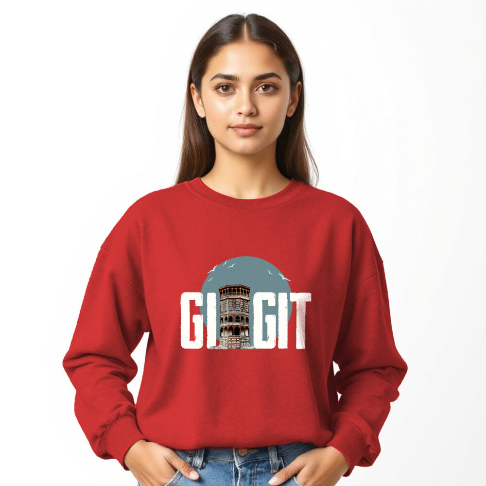 Pak City Name Red| Sweat Shirts | Girls - Image 4