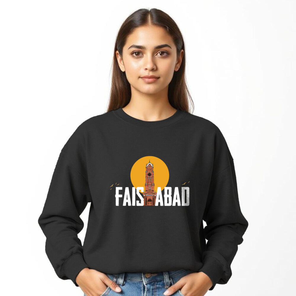 Pak City Name Black| Sweat Shirts | Girls - Image 3