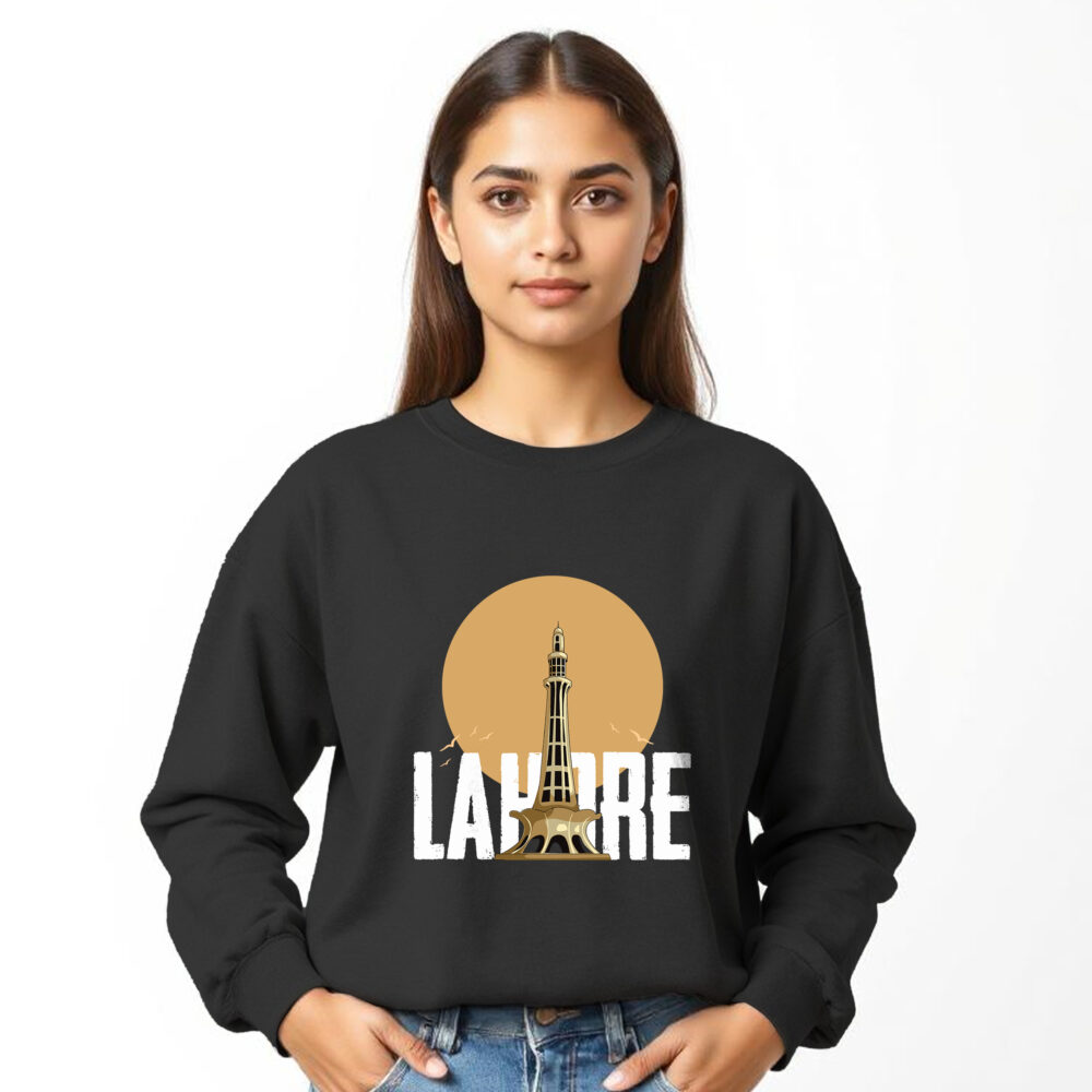 Pak City Name Black| Sweat Shirts | Girls - Image 2