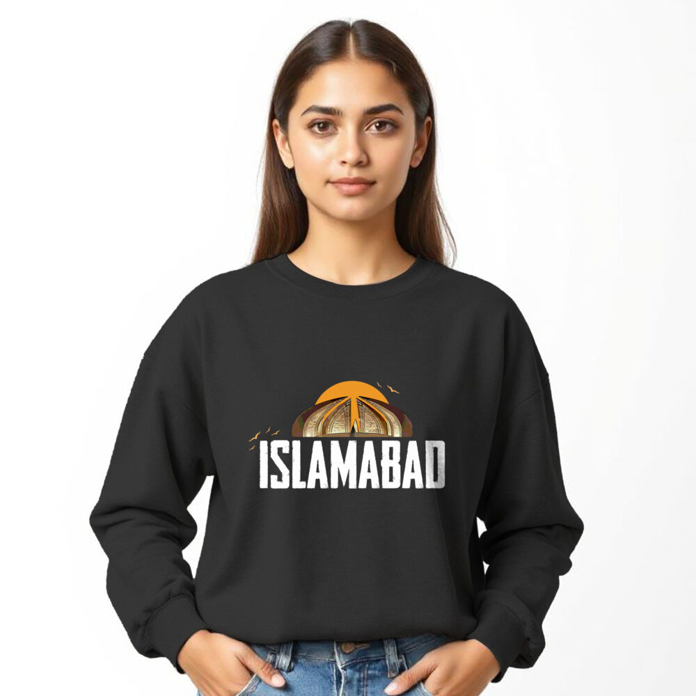 Pak City Name Black| Sweat Shirts | Girls - Image 4