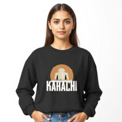 “Karachi Name” Printed Sweat Shirts for Girls | Pak City Name - Image 2