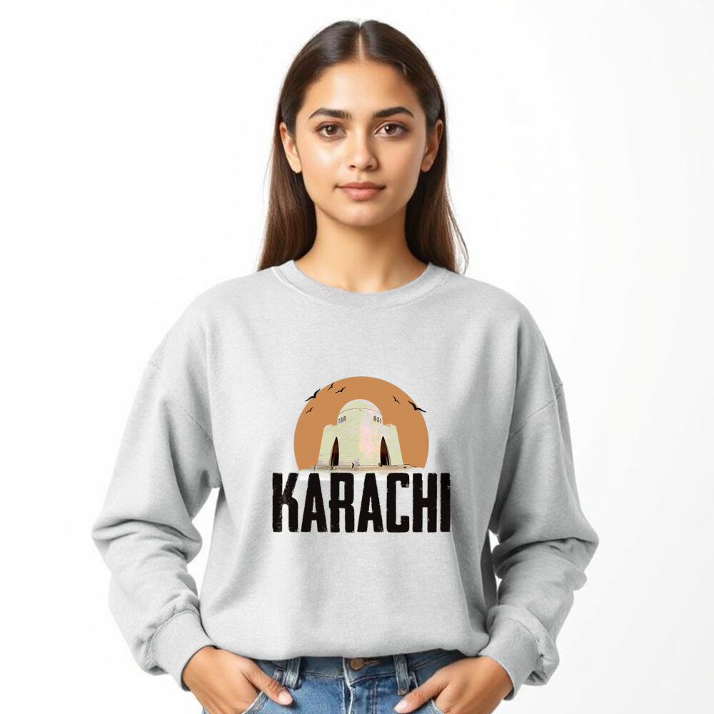 Pak City Name Off White| Sweat Shirts | Girls - Image 6