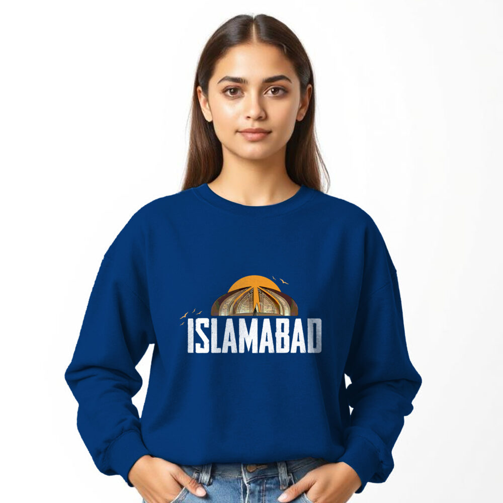 Pak City Name Blue| Sweat Shirts | Girls - Image 3