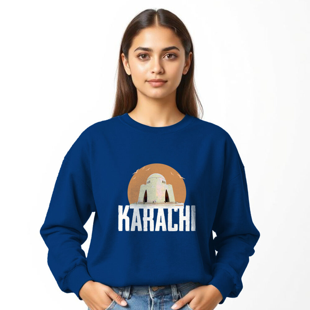 Pak City Name Blue| Sweat Shirts | Girls - Image 5