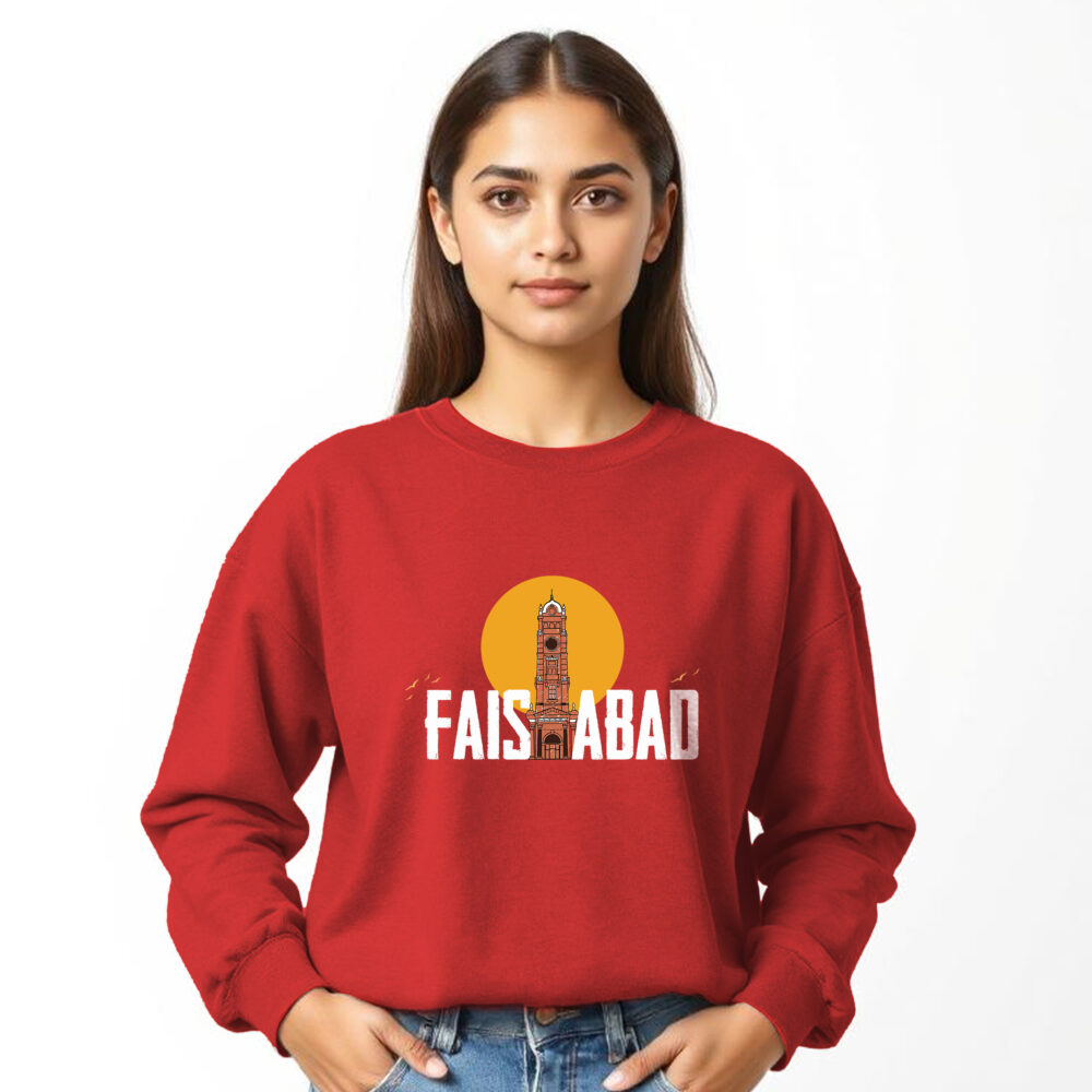 Pak City Name Red| Sweat Shirts | Girls - Image 5