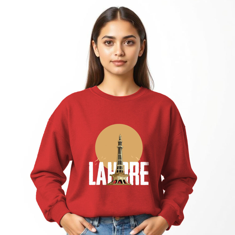 Pak City Name Red| Sweat Shirts | Girls - Image 6