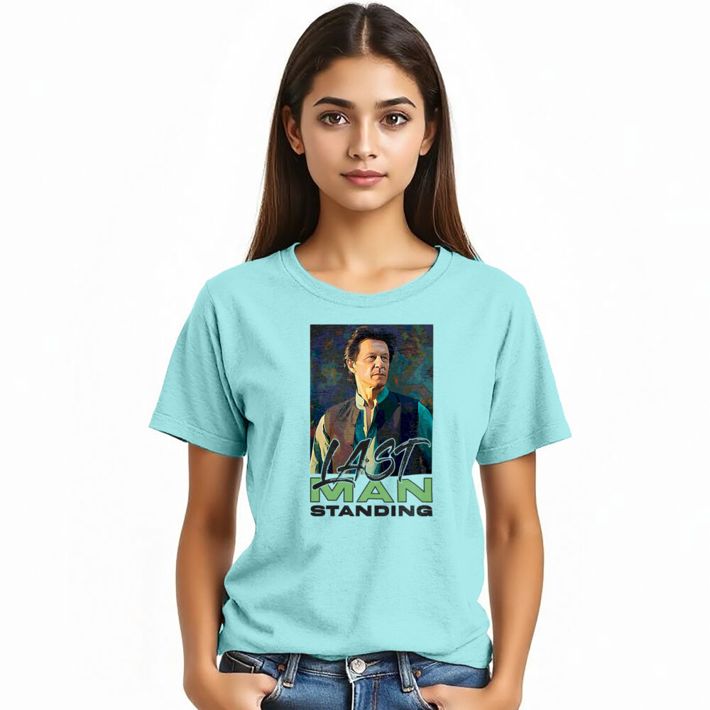“Last Man Standing” Printed T-Shirts for Girls | Imran khan - Image 4
