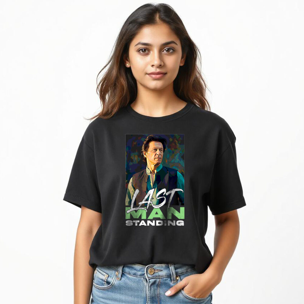 “Last Man Standing” Printed T-Shirts for Girls | Imran khan - Image 5