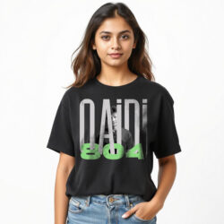 “QAIDI 804” Printed T-Shirts for Girls | Imran khan