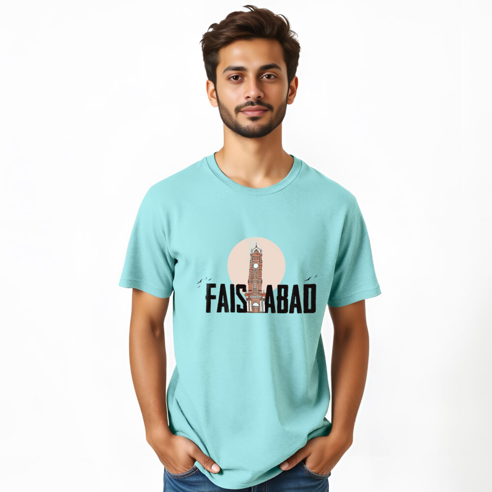 “Faisalabad Name” Printed T-Shirts for Boys | Pak City Name - Image 3