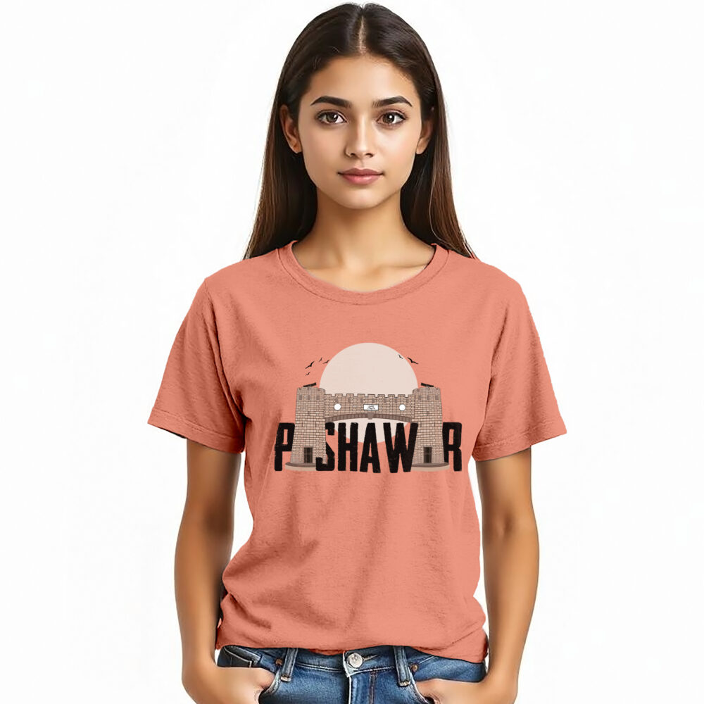 “Peshawar Name” Printed T-Shirts for Girls | Pak City Name