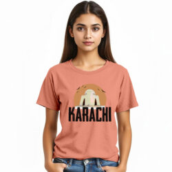 “Karachi Name” Printed T-Shirts for Girls | Pak City Name - Image 5