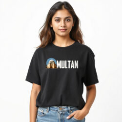 “Multan Name” Printed T-Shirts for Girls | Pak City Name - Image 3
