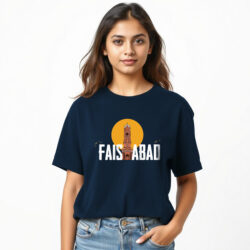 “Faisalabad Name” Printed T-Shirts for Girls | Pak City Name - Image 2