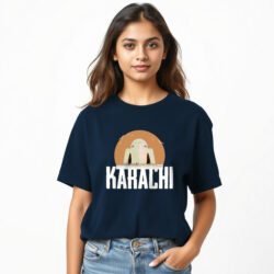 “Karachi Name” Printed T-Shirts for Girls | Pak City Name - Image 2