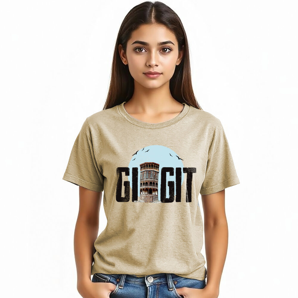 “Gilgit Name” Printed T-Shirts for Girls | Pak City Name - Image 5