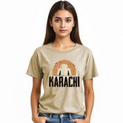 “Karachi Name” Printed T-Shirts for Girls | Pak City Name - Image 6