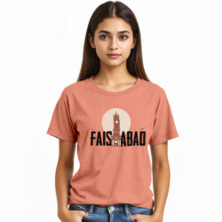 “Faisalabad Name” Printed T-Shirts for Girls | Pak City Name - Image 4